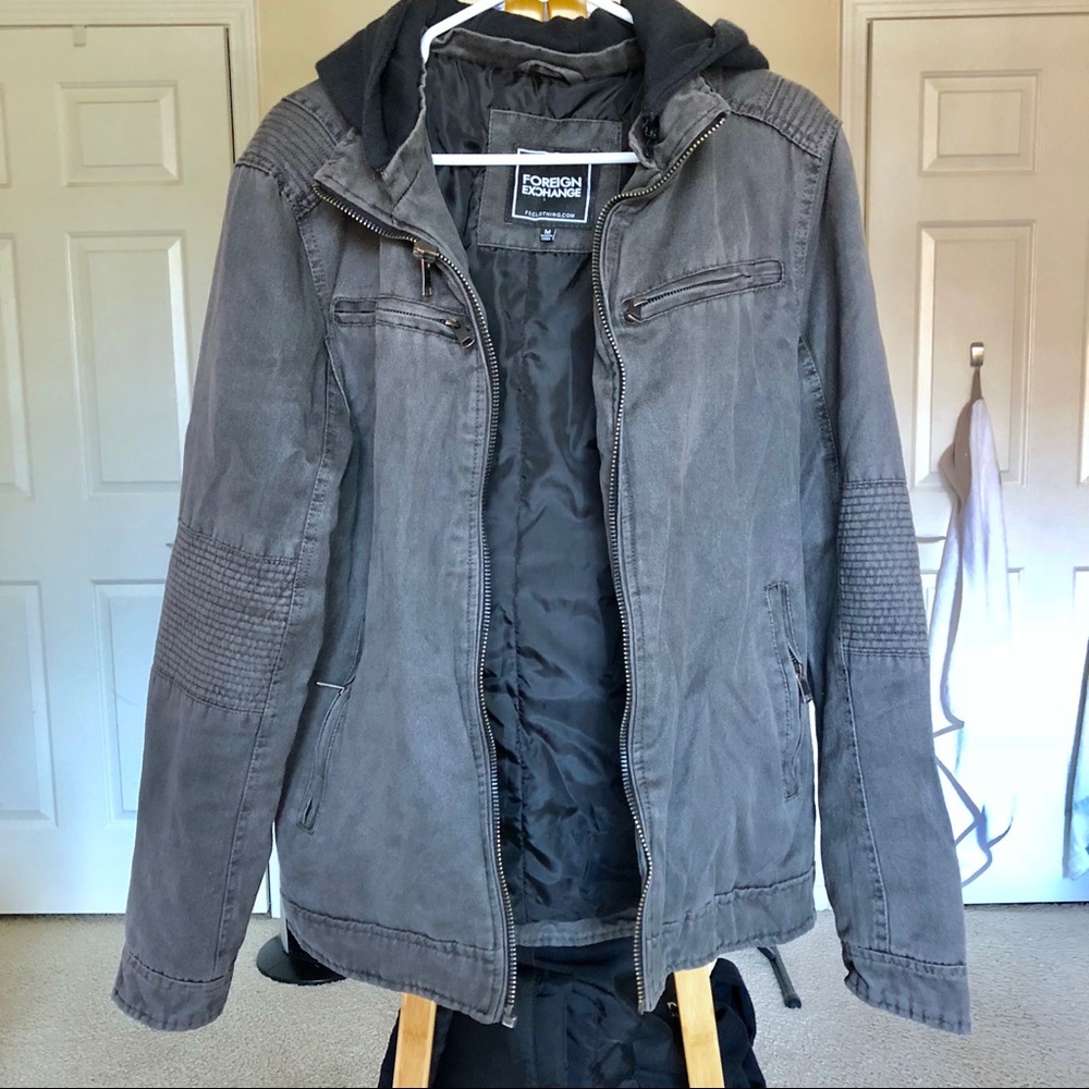 Dark grey heavy jacket size M